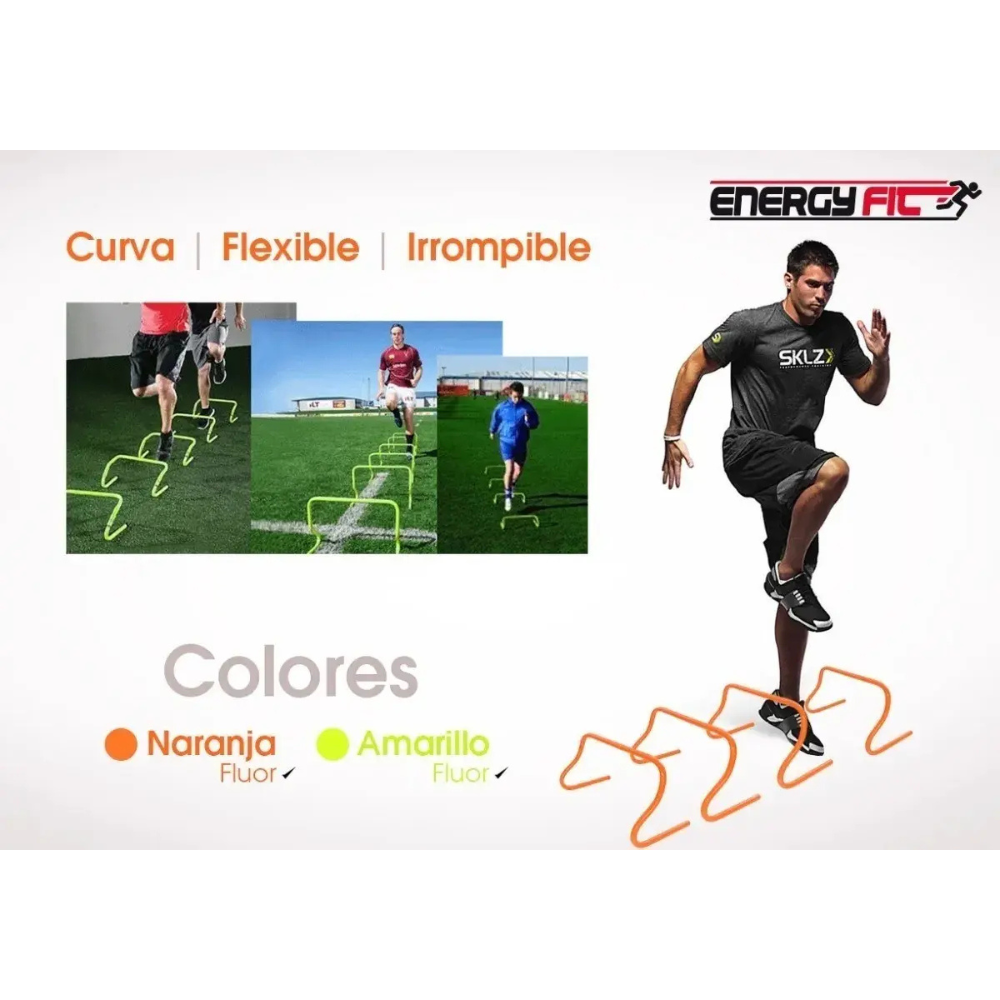 Kit Entrenamiento Futbol Conos Vallas Aros Escalera 61 Unidades
