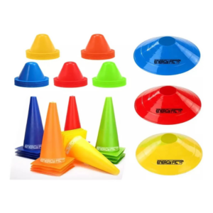 Kit Conos Entrenamiento 60 Unid Futbol Agilidad Velocidad