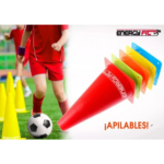 Kit Conos Entrenamiento 60 Unid Futbol Agilidad Velocidad