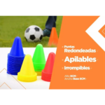 Kit Conos Entrenamiento 50 Unid Futbol Agilidad Velocidad