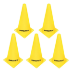 Conos Futbol Entrenamiento Fluor Alto 38cm Pack X5 Unidades
