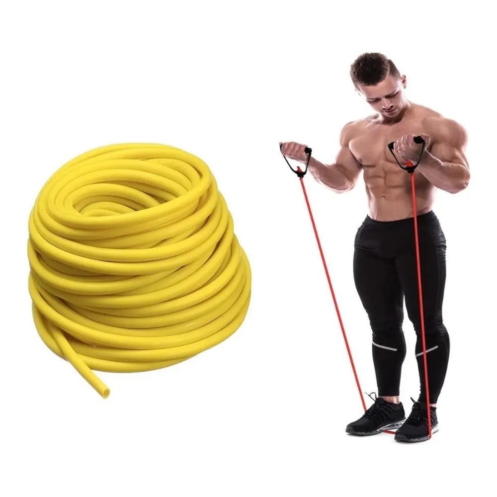 Banda Elastica Resistencia Tubular Rollo 10 Mts Intensidad