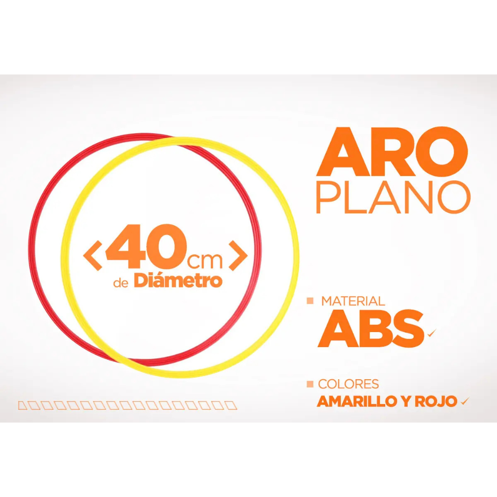 Aro Plano Coordinacion Escalera Entrenamiento Ula Ula 40cm
