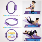 Flex Ring Pilates Aro Anillo Flexible Ejercicio Fitness Gym