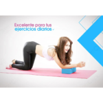 Kit 2 Ladrillos Yoga Bloque Taco Livianos Eva Mejor Que Pvc