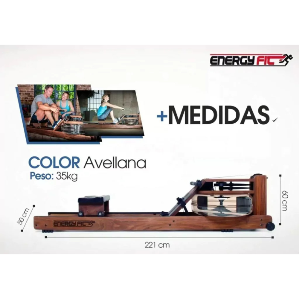 Máquina de Remo Simulador Profesional Water System