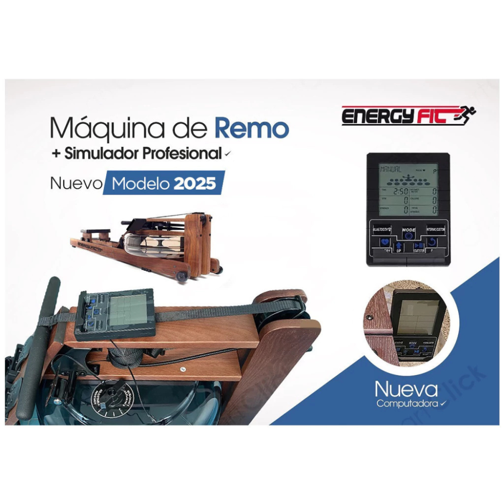Máquina de Remo Simulador Profesional Water System