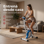 Bicicleta Fija 100 Kg Compacta Ergonomica Energy Fit
