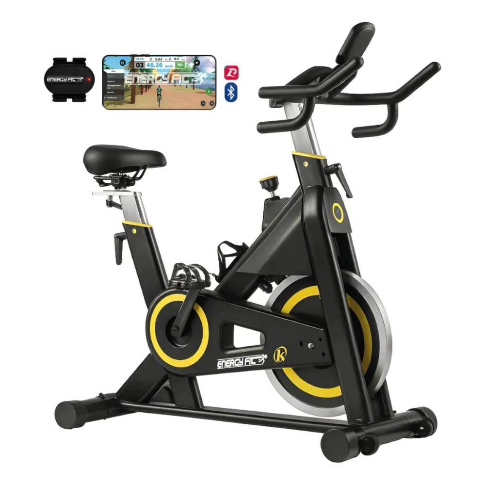 Bicicleta Fija Spinning Profesional Energy Fit 51 Kgs Xtreme