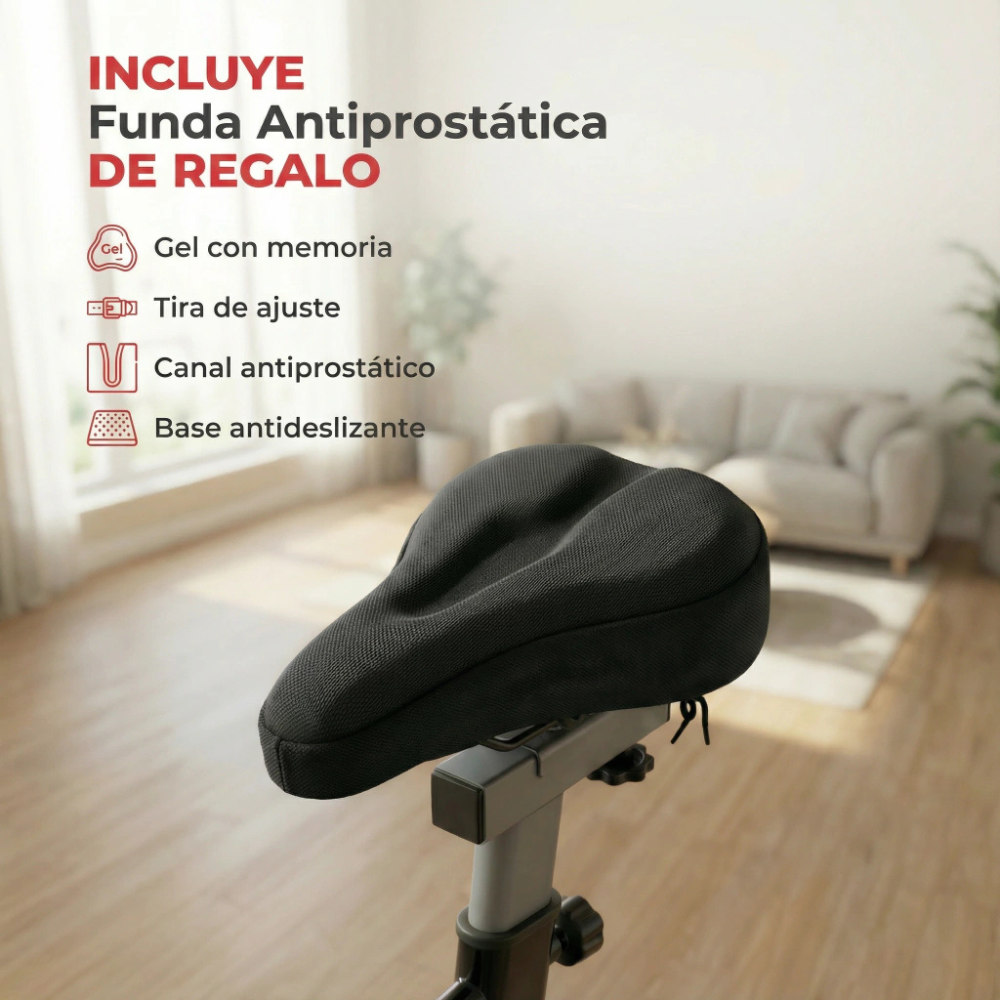 Bicicleta Fija Spinning Profesional Energy Fit con App Bluetooth