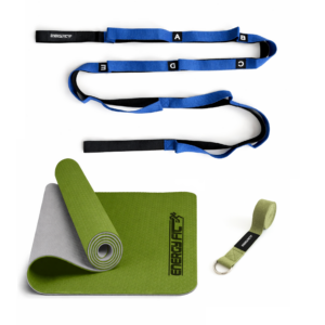 Mat Yoga Kit Colchoneta Tpe 6 Mm + Cinturon + Correa + Bolso