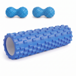 Kit Rolo Rodillo Masajeador 45cm Full Body + Pelotas Pinches