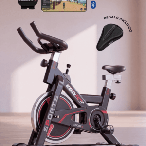 Bicicleta Fija Spinning Profesional Energy Fit con App Bluetooth