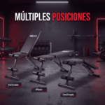 Banco Gym Plano Plegable Regulable Multiangular Premium
