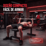 Banco Gym Plano Pecho Reforzado 300kg Premium Energy Fit