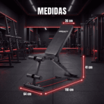 Banco Gym Plano Plegable Regulable Multiangular Premium
