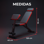 Banco Gym Plegable Multifunción Regulable Scott Abdominales