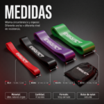 Bandas Elasticas Gym Entrenamiento Resistencia Dominadas x4