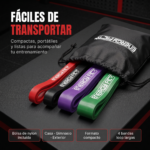 Bandas Elasticas Gym Entrenamiento Resistencia Dominadas x4