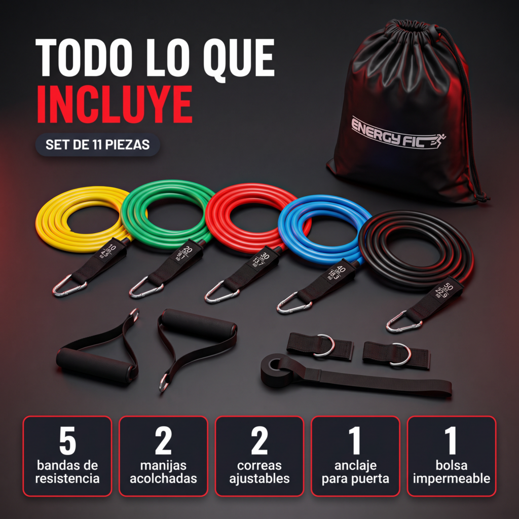 Bandas Elasticas Gym Entrenamiento Resistencia Manijas