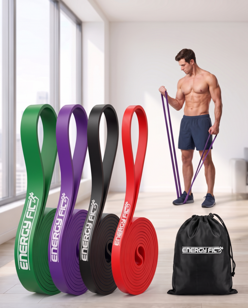 Bandas Elasticas Gym Entrenamiento Resistencia Dominadas x4