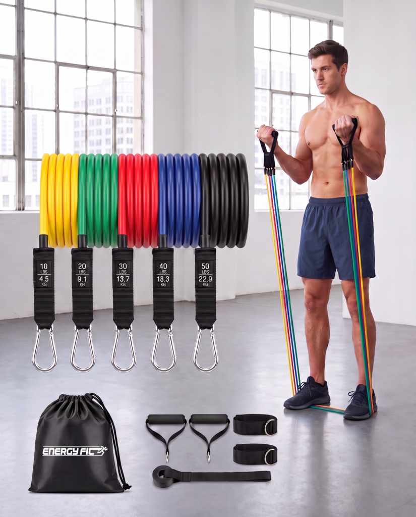 Bandas Elasticas Gym Entrenamiento Resistencia Manijas