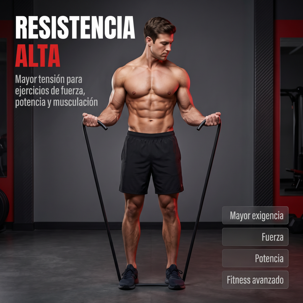 Banda Elastica Resistencia Tubular Rollo 10 Mts Intensidad Alta
