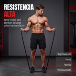 Banda Elastica Resistencia Tubular Rollo 10 Mts Intensidad Alta